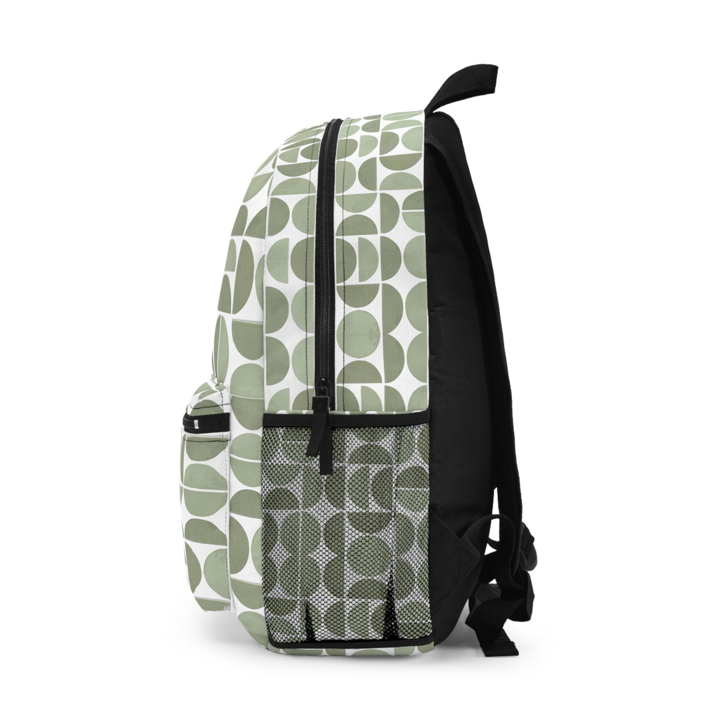 Stylish Backpack With Modern Geometric Design
