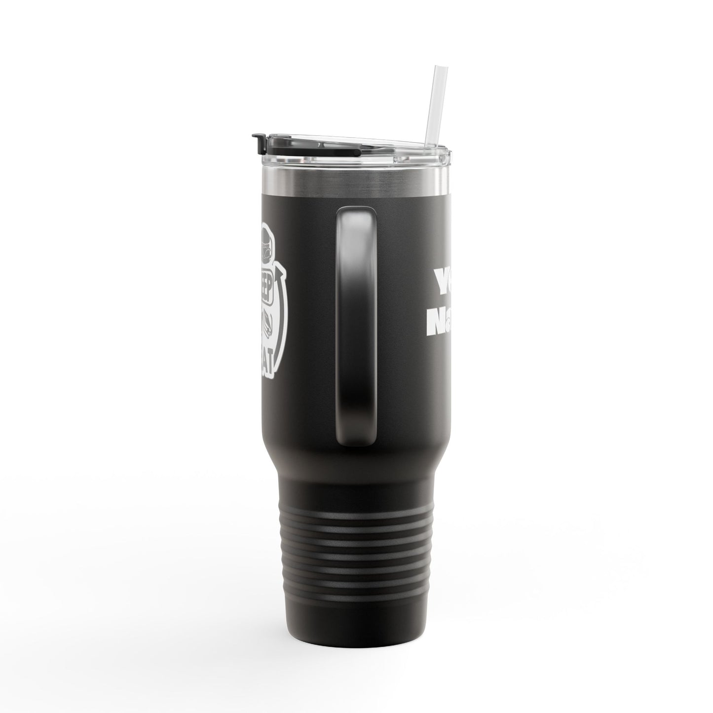 Eat Sleep Study Repeat Travel Mug , 40oz