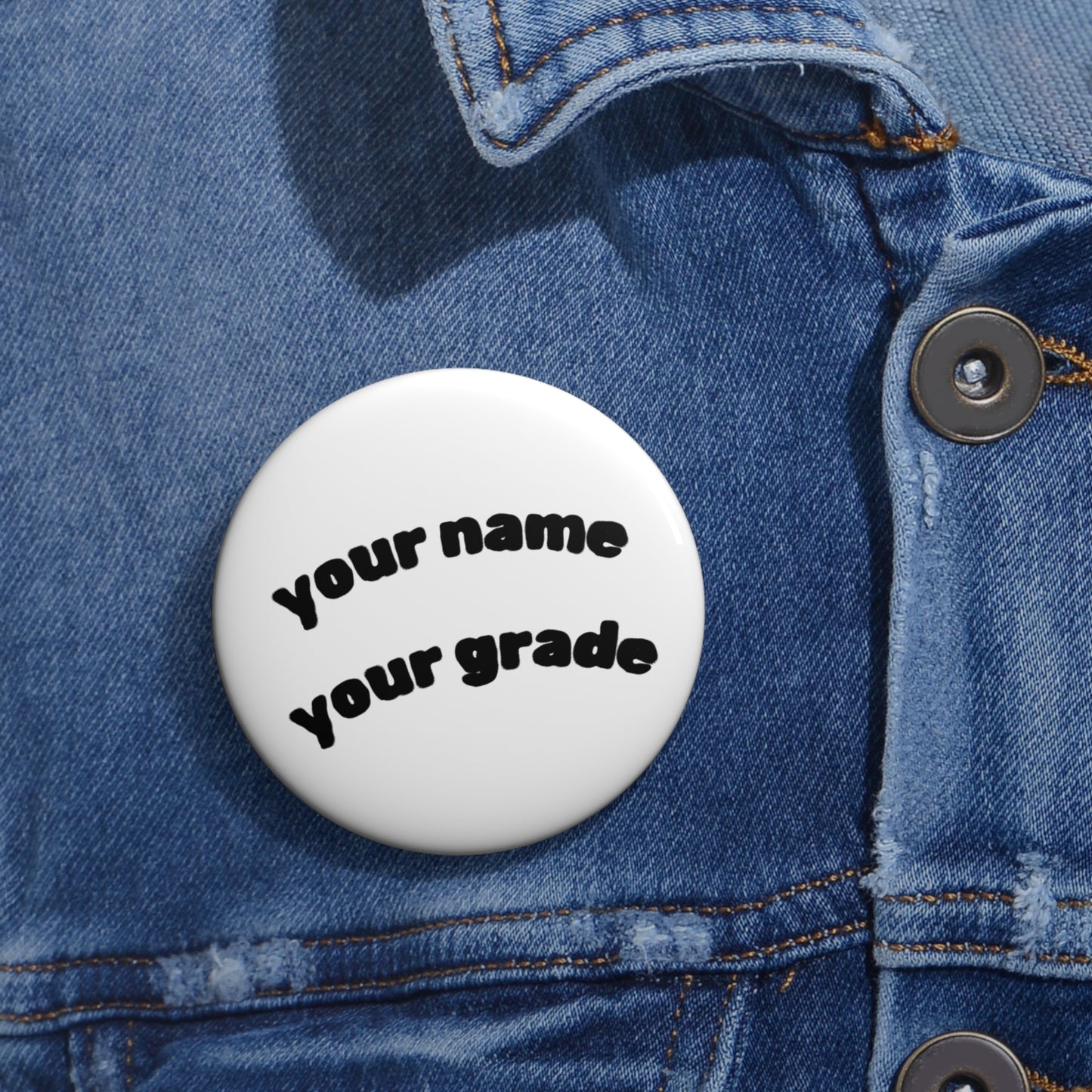 Custom Name & Grade Student's Badge