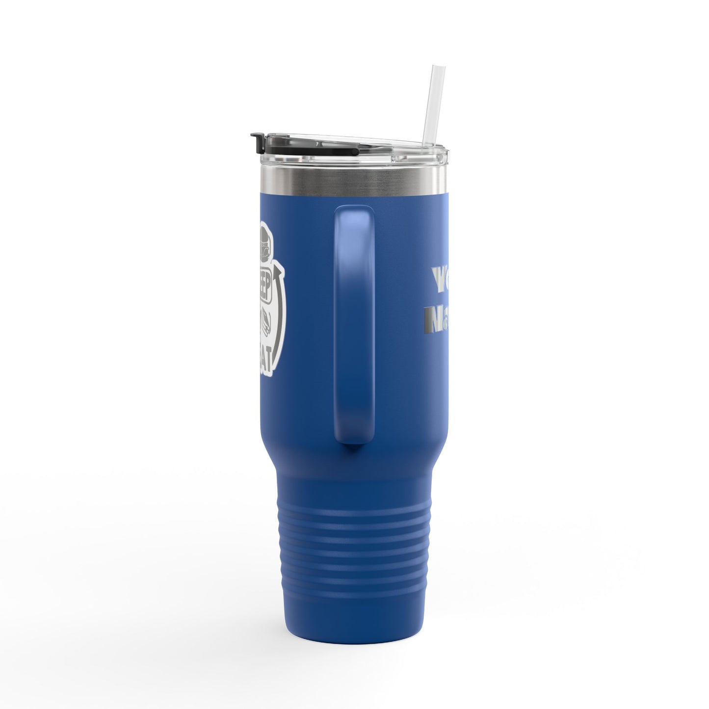 Eat Sleep Study Repeat Travel Mug , 40oz