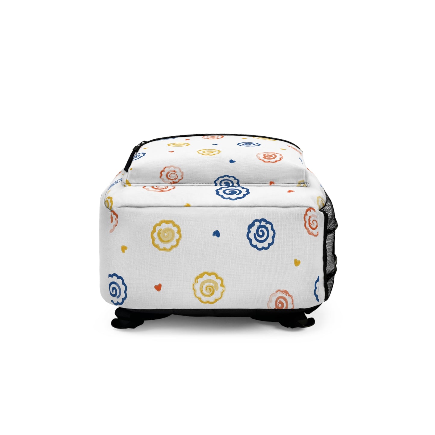 Stylish Backpack With Colorful Floral Design