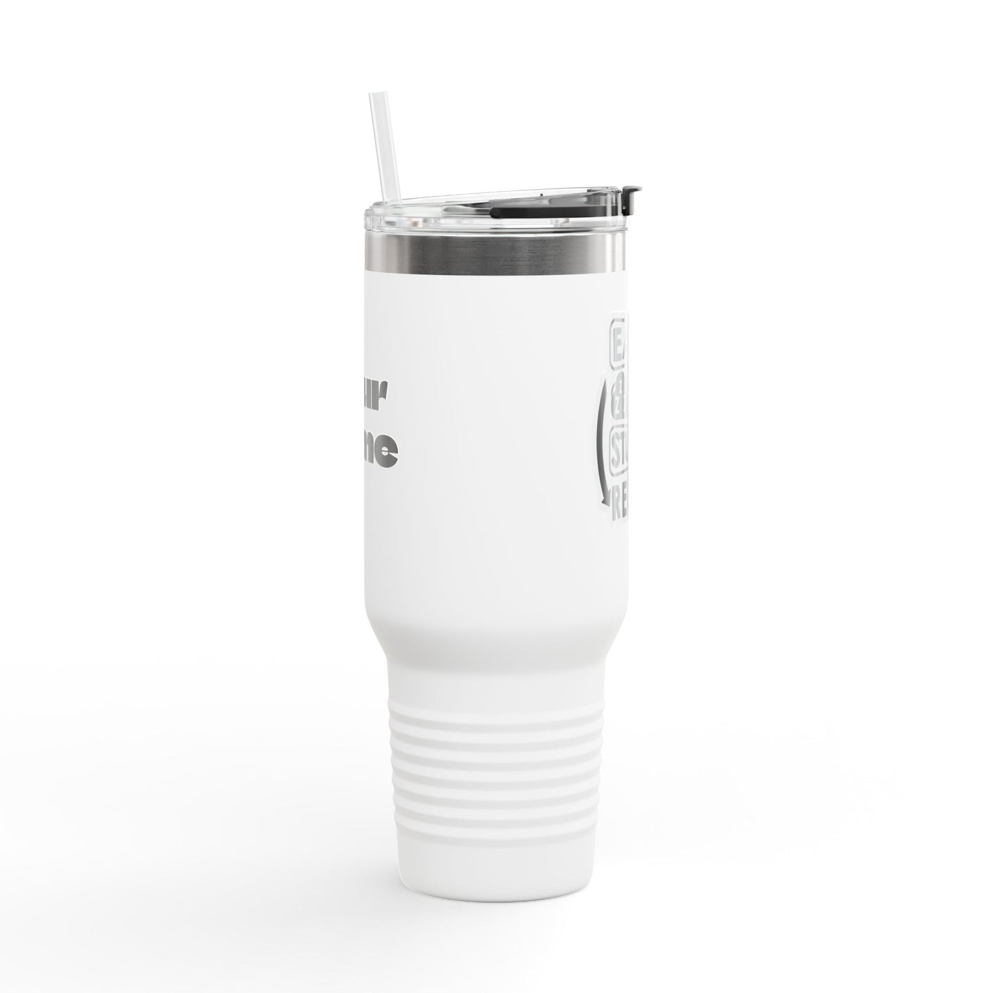 Eat Sleep Study Repeat Travel Mug , 40oz