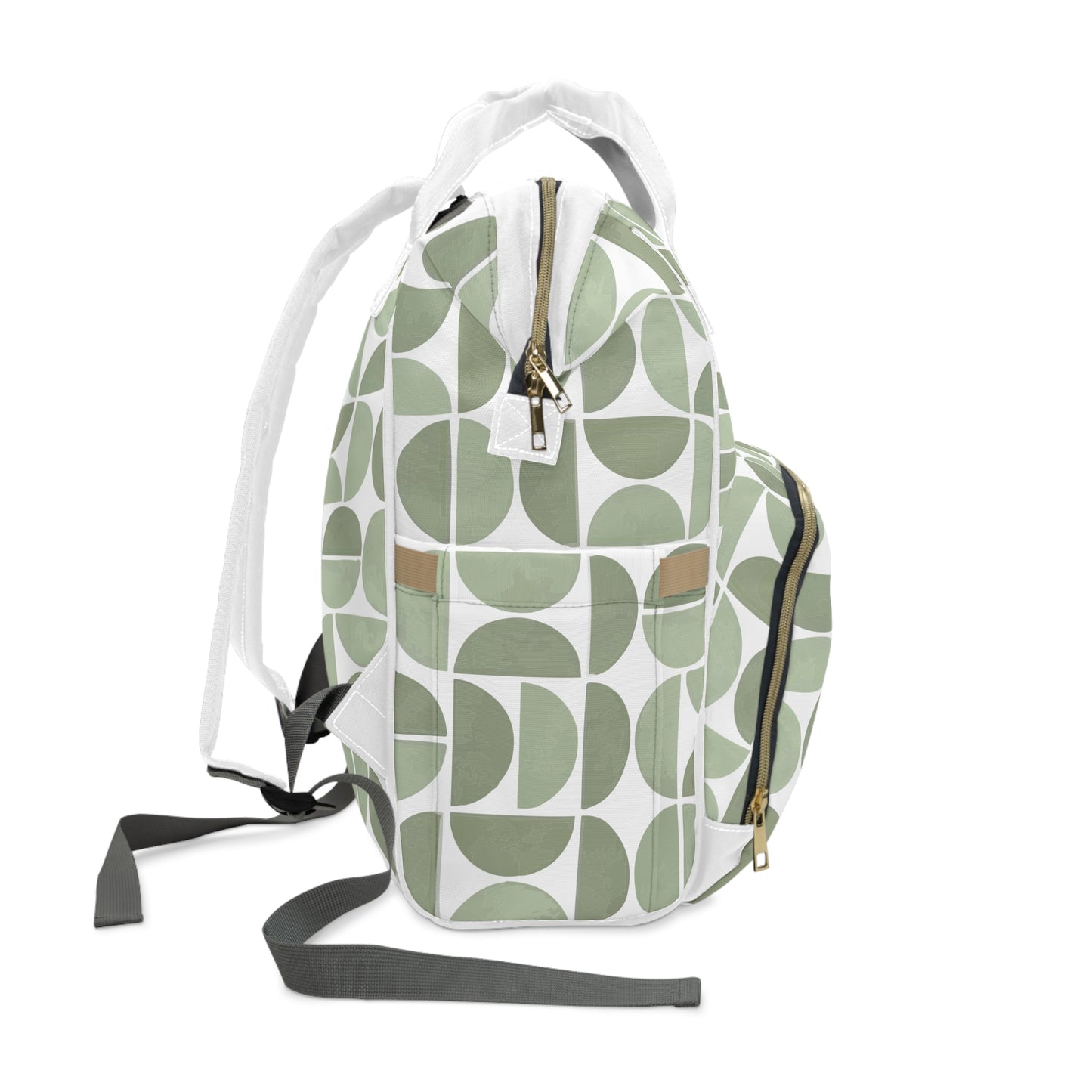 Stylish Backpack With Modern Geometric Design