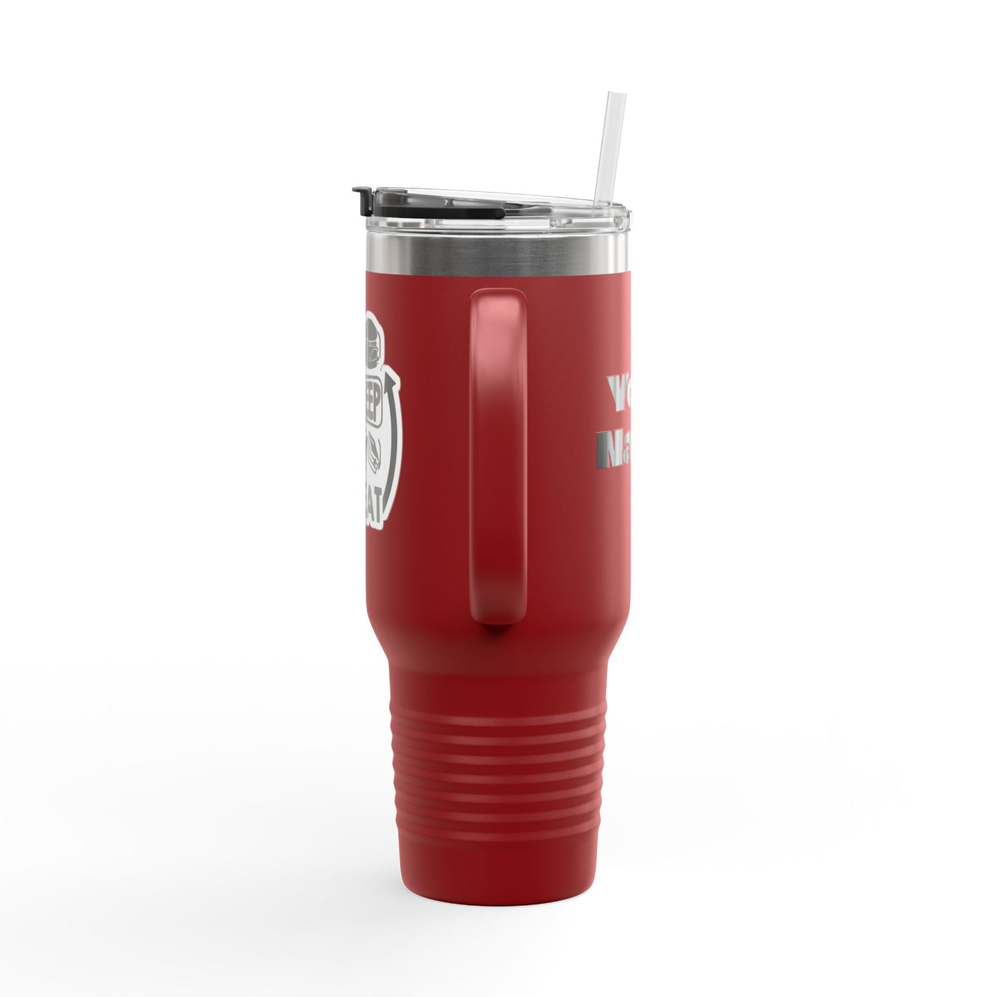 Eat Sleep Study Repeat Travel Mug , 40oz
