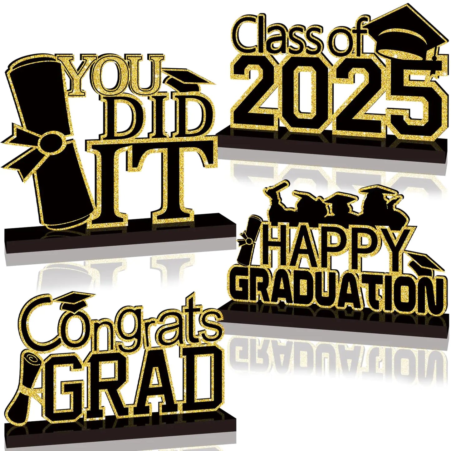 2025 Elegant Graduation Table Centerpieces