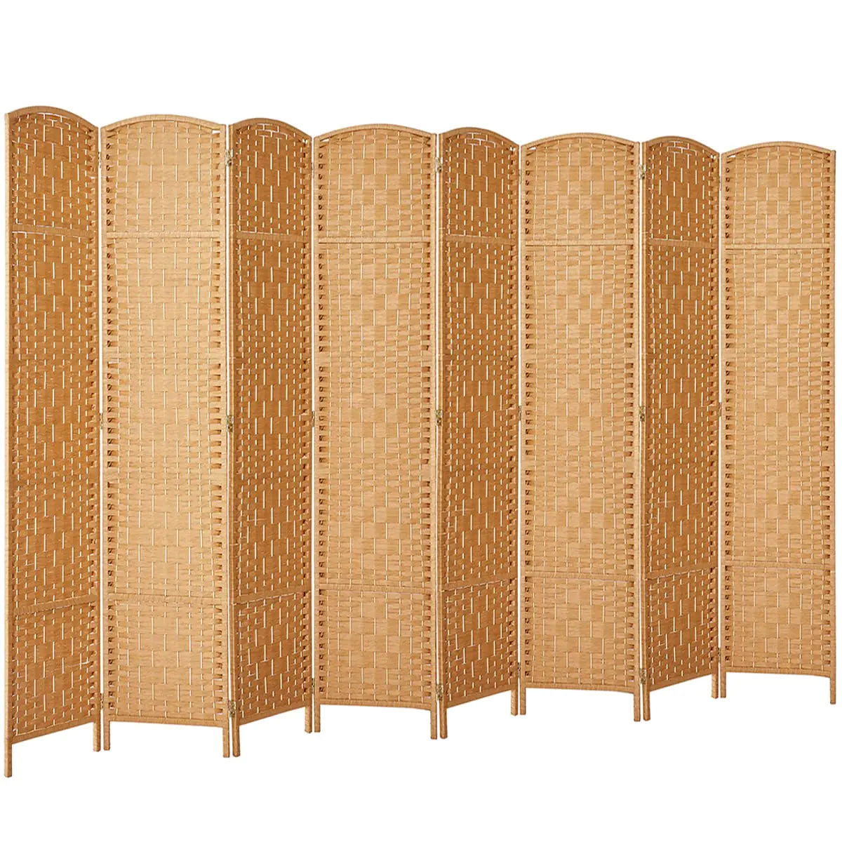 Elegant Folding Privacy Partition 8-Panel Screen