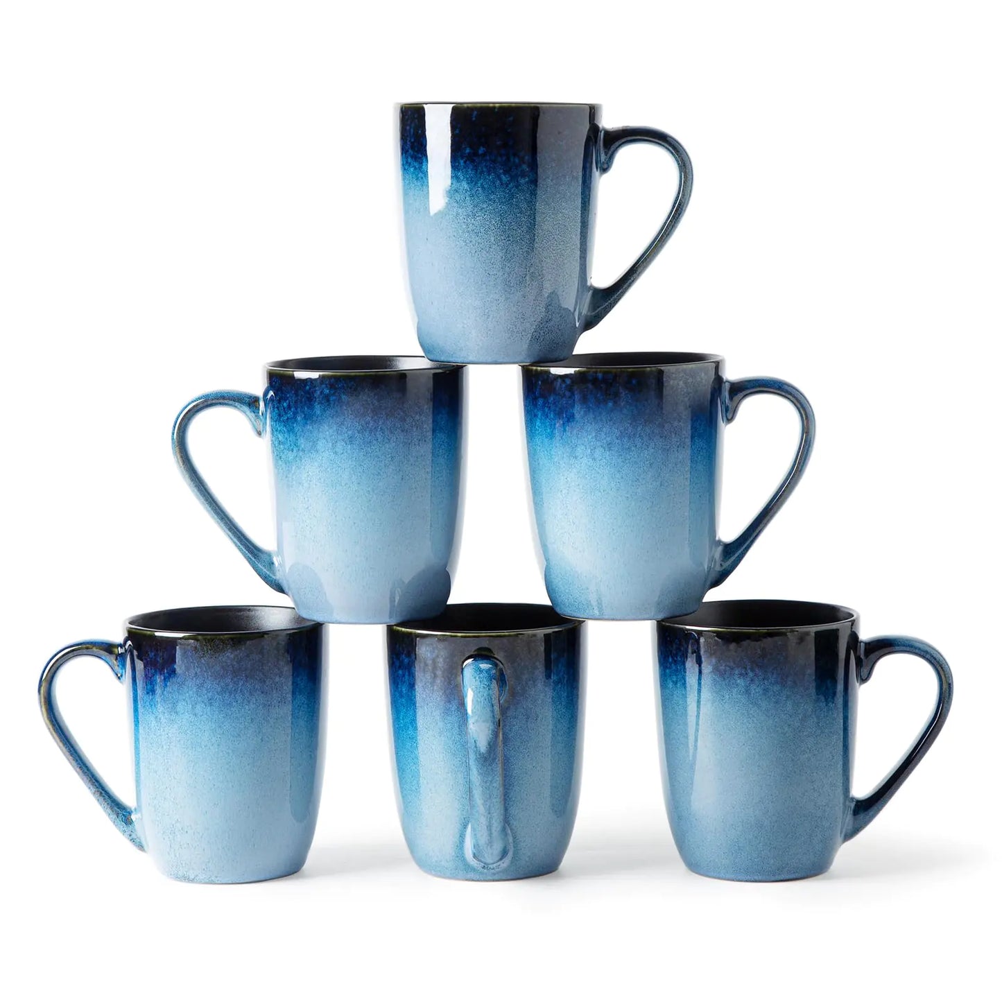 STELLARIS 14 OZ Ceramic Mug Ensemble - Set of 6