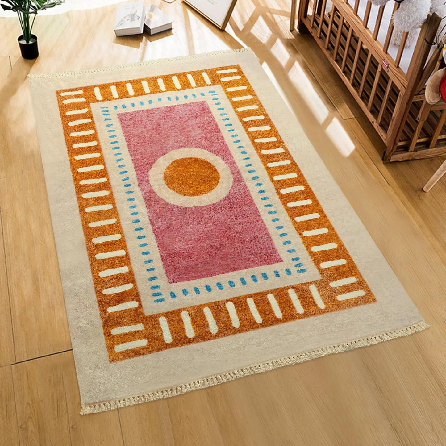 Luminous Boho 4x6 Bedroom Rug