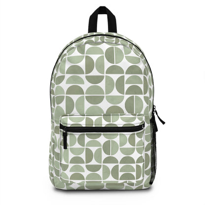 Stylish Backpack With Modern Geometric Design