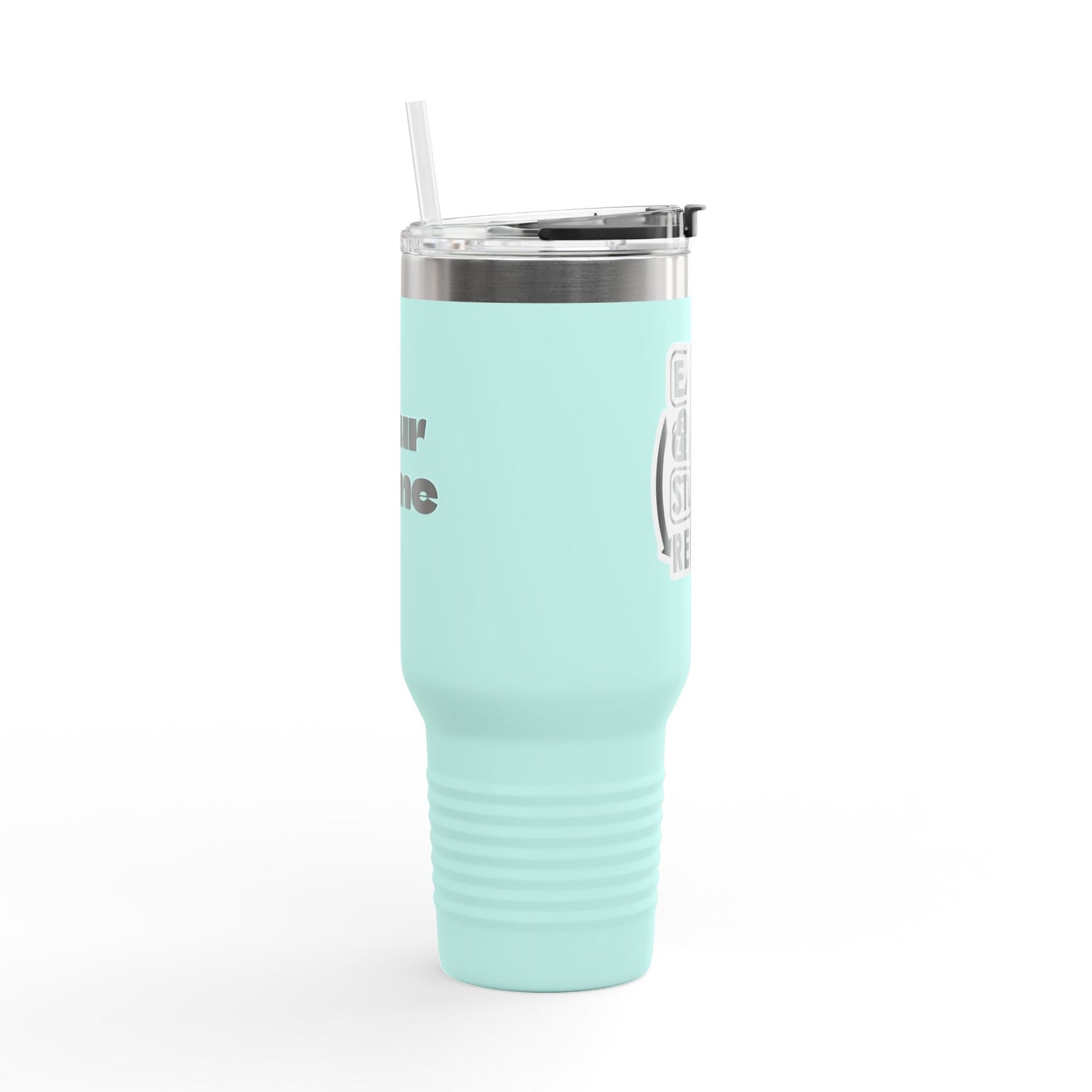 Eat Sleep Study Repeat Travel Mug , 40oz
