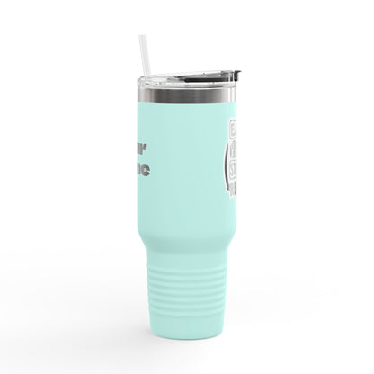 Eat Sleep Study Repeat Travel Mug , 40oz