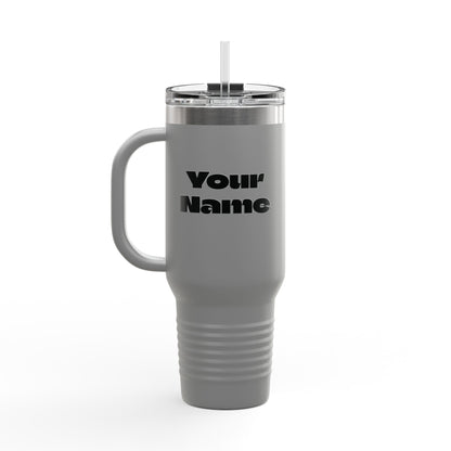 Eat Sleep Study Repeat Travel Mug , 40oz