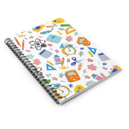 Colorful School Spiral Notebook
