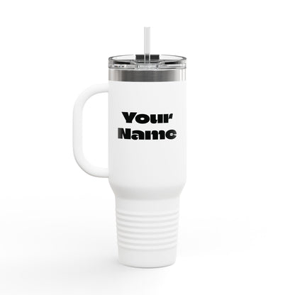 Eat Sleep Study Repeat Travel Mug , 40oz