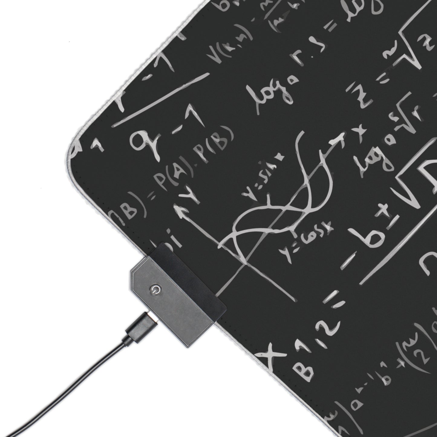 LED Gaming Mouse Pad with Mathematical Design