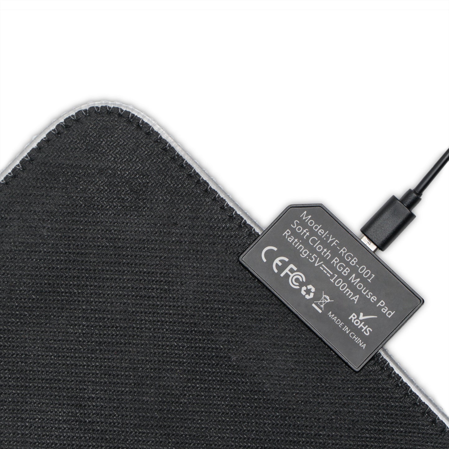 LED Gaming Mouse Pad with Mathematical Design