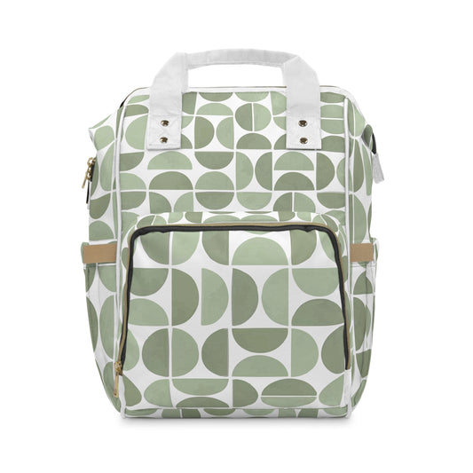 Stylish Backpack With Modern Geometric Design