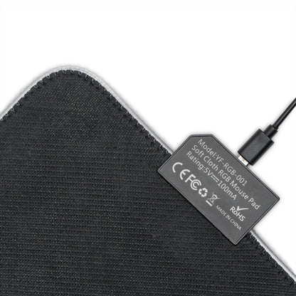 LED Gaming Mouse Pad with Mathematical Design