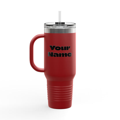 Eat Sleep Study Repeat Travel Mug , 40oz