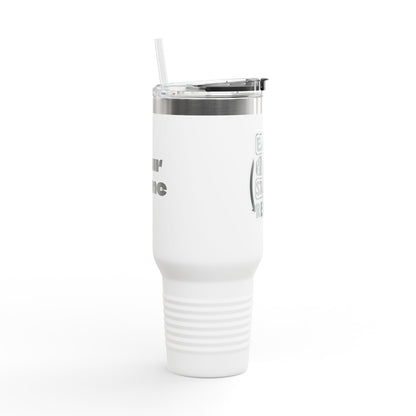 Eat Sleep Study Repeat Travel Mug , 40oz