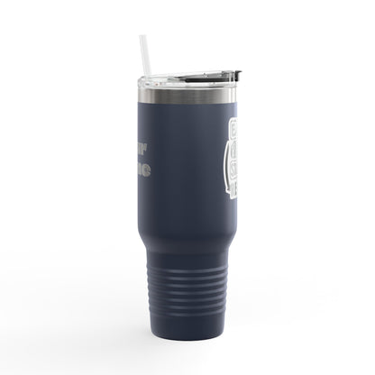 Eat Sleep Study Repeat Travel Mug , 40oz